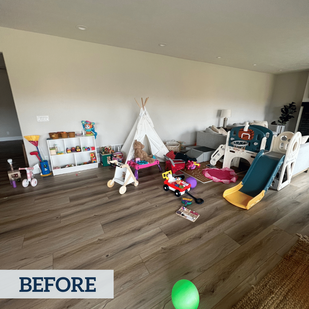 Playroom Before Organization